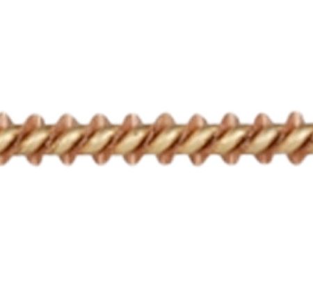 Pro-Shot 17R Bore Brush .17 Cal Rifle #5-40" Thread Bronze Bristles Brass Core