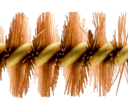 Pro-Shot 44P Bore Brush  .44 Cal Pistol #8-32 Thread Bronze Bristles Brass Core