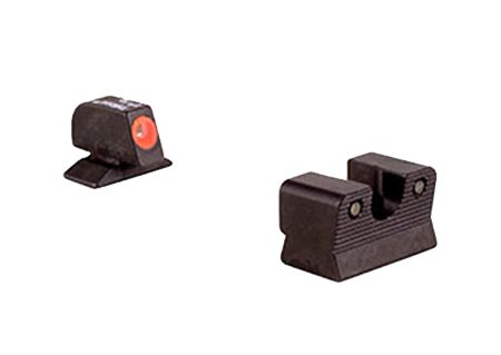 Trijicon 600619 HD Night Sights  Green/Tritium Orange Outline Front Sight-Green Tritium Black Outline Rear Sight Beretta 92A1/96A1