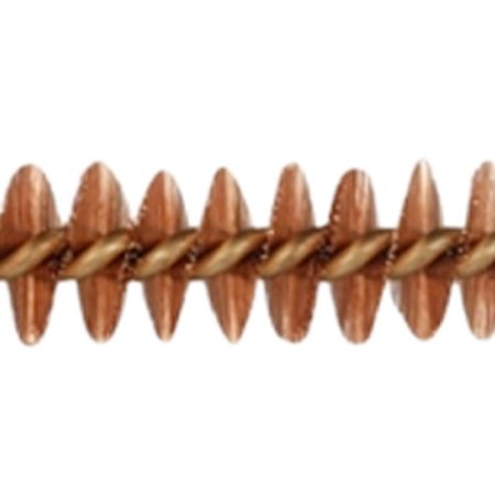 Pro-Shot 45R Bore Brush  .45 Cal Rifle #8-32 Thread Bronze Bristles Brass Core