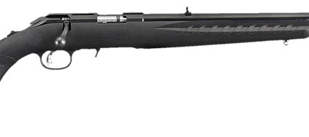 Ruger 8321 American Rimfire Full Size 22 WMR 9+1 22" Satin Blued Steel Barrel & Alloy Steel Receiver w/Integral Scope Mount, Black Fixed Synthetic Stoc Right Hand