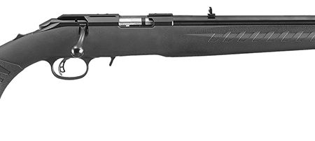 Ruger 8323 American Rimfire Compact 22 WMR 9+1 18" Satin Blued Steel Barrel & Alloy Steel Receiver w/Integral Scope Mount, Black Fixed Synthetic Stock, Right Hand