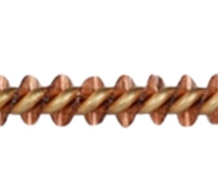 Pro-Shot 6R Bore Brush  .243 Cal/ 6mm Rifle #8-32 Thread Bronze Bristles Brass Core