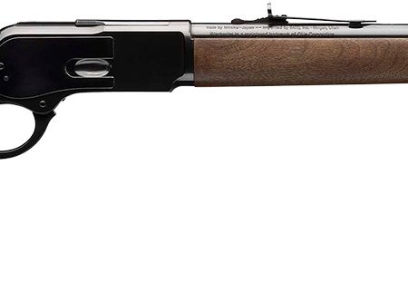 Winchester Repeating Arms 534200140 Model 1873 Short Rifle 44-40 Win 10+1 20" Blued Round Barrel, Rifle-Style Forearm & Cap, Walnut Straight Grip Stock w/Crescent Buttplate, Steel Loading Gate