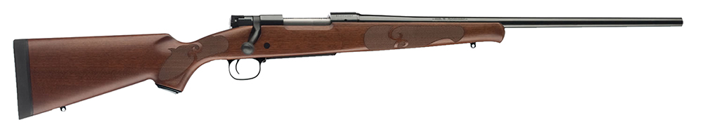 Winchester Guns 535201210 Model 70 Featherweight Compact 22-250 Rem Caliber with 5+1 Capacity, 20" Barrel, Brushed Polish Blued Metal Finish & Satin Walnut Fixed Feather Checkered Stock Right Hand