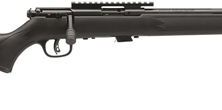 Savage Arms 93207 93 FV-SR Full Size 22 WMR 5+1 16.50" Matte Black Heavy Barrel, Matte Black Picatinny Rail Carbon Steel Receiver, Matte Black Fixed Synthetic Stock, Right Hand