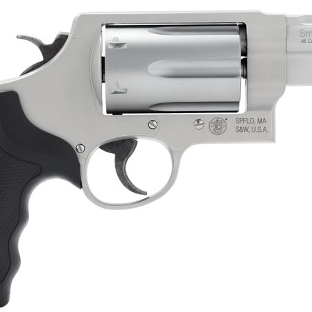 Smith & Wesson 160410 Governor  45 Colt (LC) Or 2.50" 410 Gauge, 2.75" Stainless Barrel, 6rd  Stainless Cylinder, Matte Silver Scandium Alloy Z-Frame, Black Polymer Grip