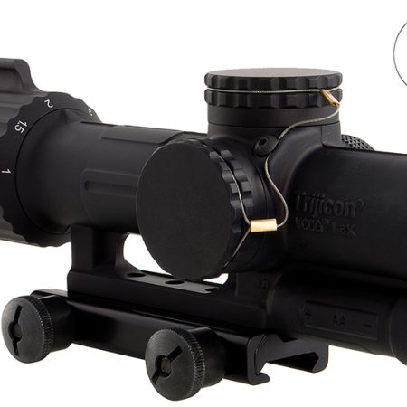Trijicon 1600001 VCOG  Black Hardcoat Anodized 1-6x 24mm LED Red Segmented Circle w/Crosshair 223 77gr Reticle
