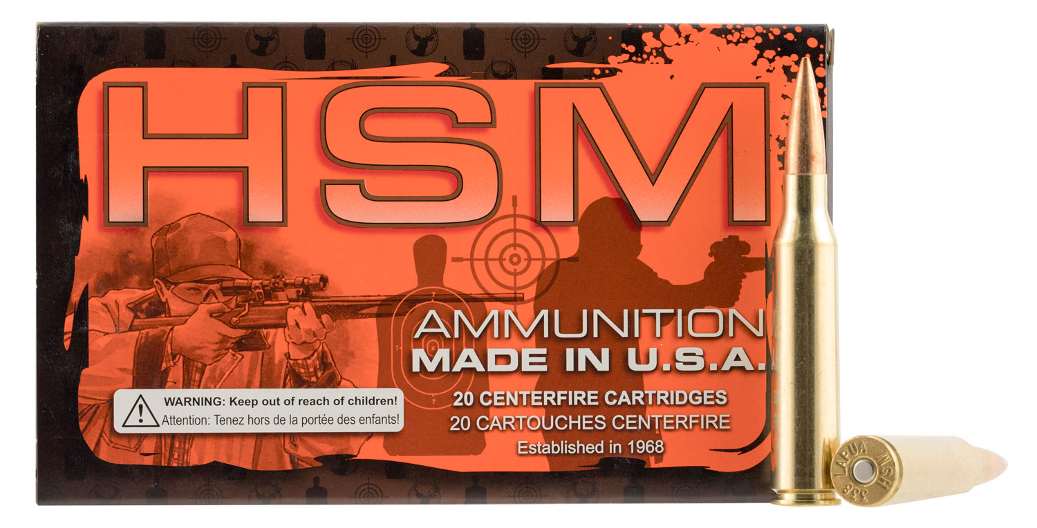HSM 338LAPUA3N68 Match 338 Lapua Mag 300 gr Sierra MatchKing BTHP 20 Per Box/ 20 Case