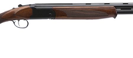 Stevens 22166 555  Full Size 20 Gauge Break Open 3" 2rd 26" Black Satin Over/Under Vent Rib Barrel, Satin Black Aluminum Receiver, Fixed Turkish Walnut Stock, Ambidextrous