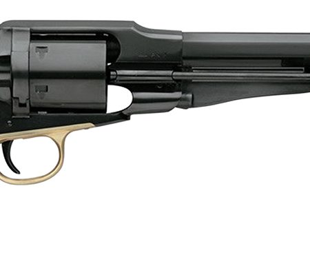 Taylors & Company 550758 1858 Remington Conversion 45 Colt (LC) Caliber with 8" Barrel, 6rd Capacity Cylinder, Overall Blued Finish Steel & Walnut Grip