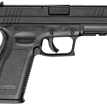 Springfield Armory XD9611 XD Service *CA Compliant 45 ACP 10+1, 4" Black Melonite Steel Barrel & Serrated Slide, Black Polymer Frame w/Picatinny Rail, Black Polymer Grip