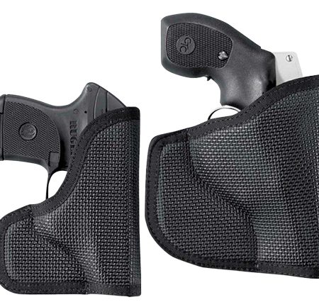 DeSantis Gunhide N38BJP6Z0 Nemesis  Pocket Black Rubberized Fabric Fits Colt Mustang/Pony/Pocketlite Right Hand