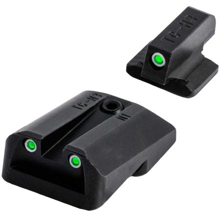 TruGlo TG231N1 Tritium Black | Green Tritium Front Sight Green Tritium Rear Sight