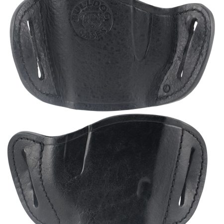 Bulldog MLBL Molded  OWB Black Leather Belt Slide Fits Glock Fits Ruger P85 Fits S&W M&P 40 Right Hand