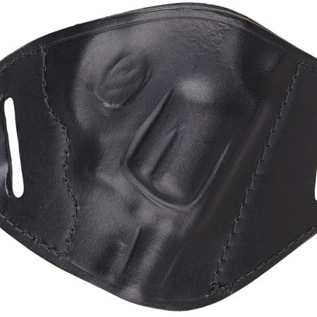 Bulldog MLBRS Molded OWB Black Leather Belt Slide Fits S&W J Frame Fits 2-4" Barrel Right Hand