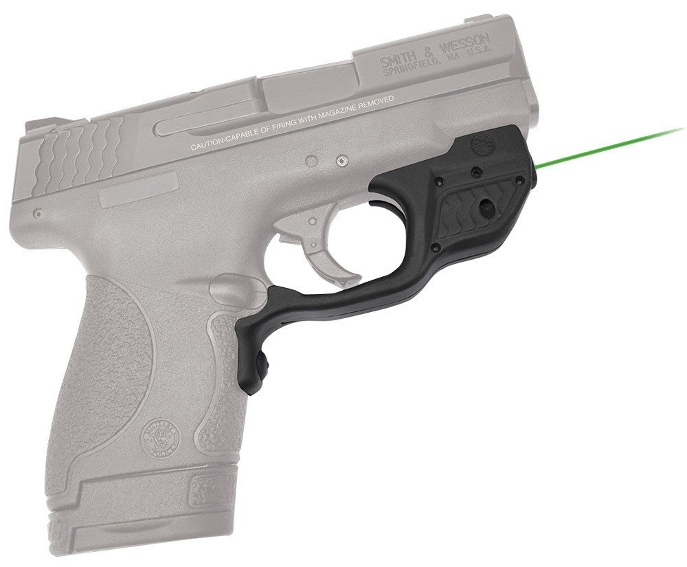 Crimson Trace 0144901 Laserguard S&W M&P Shield/Shield M2.0, Green Laser Black Polymer