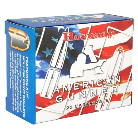 Hornady 91364 American Gunner 40 S&W 180 gr Hornady XTP Hollow Point 20 Per Box/ 10 Cs