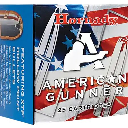 Hornady 90904 American Gunner 45ACP 185gr Hornady XTP Hollow Point 20 Per Box/10 Case