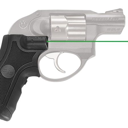 Crimson Trace 0145301 Lasergrips  Fits Ruger LCR/LCRx, Green Laser Black Polymer