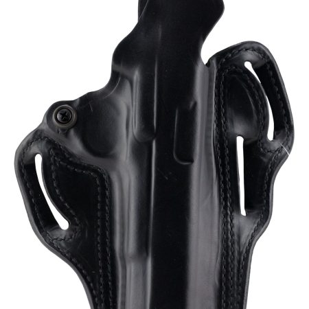 DeSantis Gunhide 001BAE1Z0 Thumb Break Scabbard OWB Black Leather Belt Slide Fits Glock 26 Fits Glock 33 Fits Glock 27 Right Hand