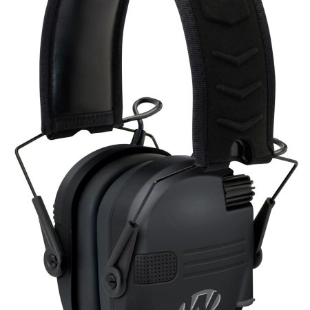 Walker's GWPRSEM Razor Slim Electronic Muff 23 dB Over the Head Black Polymer