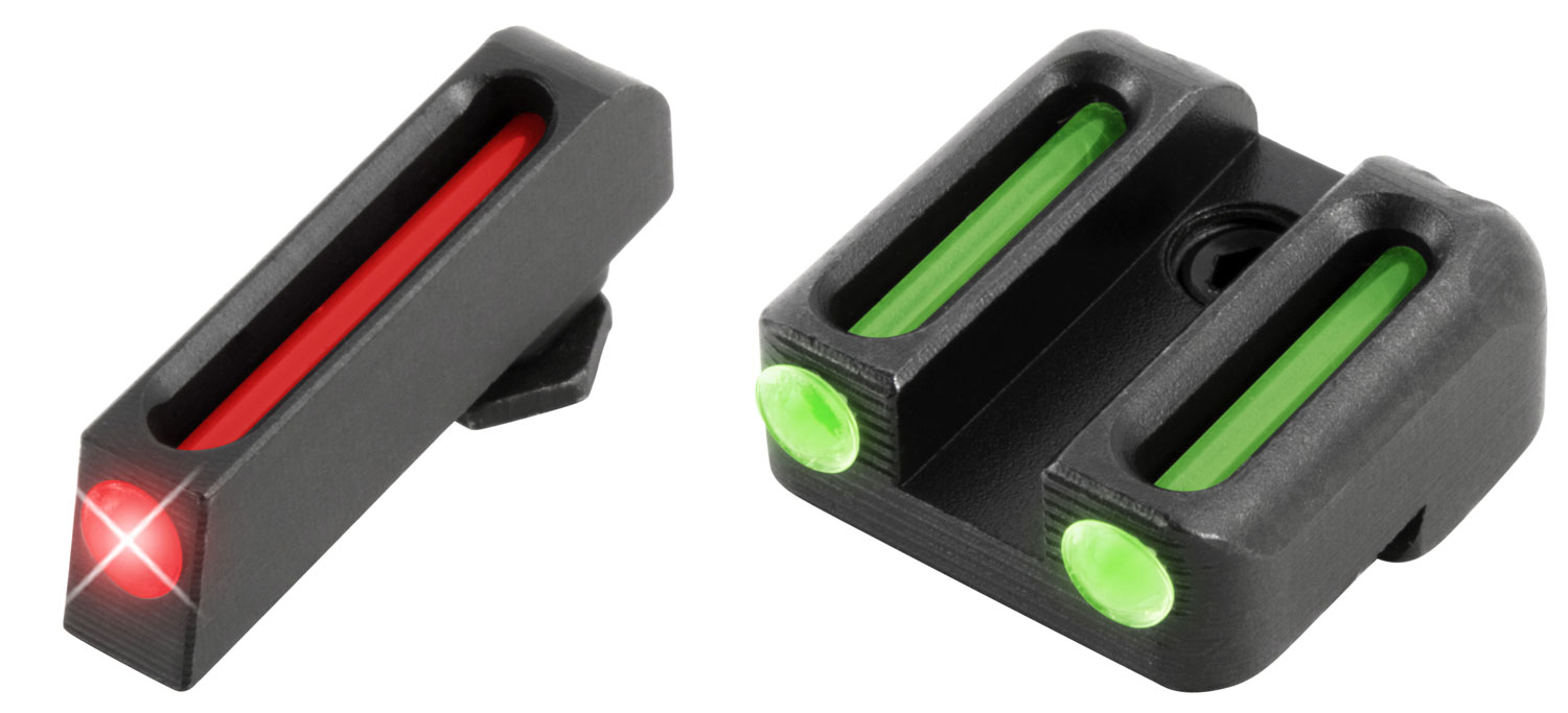 TruGlo TG131G3 Fiber-Optic Red/Fiber Optic Front Sight-Green/Fiber Optic Rear Sight Glock 42/43/43X