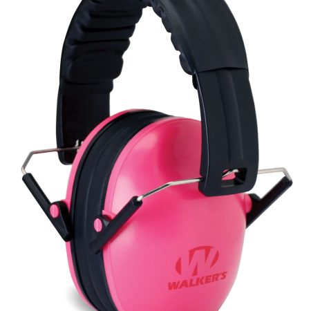 Walker's GWPFKDMPK Youth Passive Muff 23 dB Over the Head Pink/Black Polymer