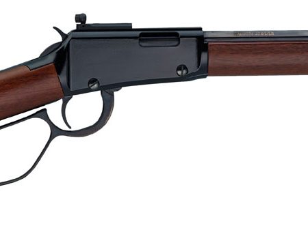 Henry H001TMLP Small Game Carbine 22 WMR Caliber with 9+1 Capacity, 17" Barrel, Black Metal Finish & American Walnut Stock Right Hand (Full Size)