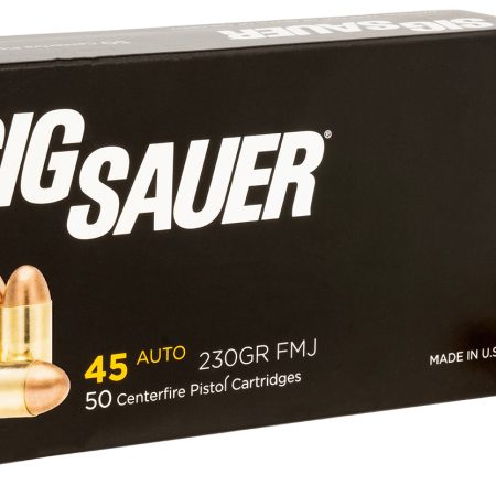 Sig Sauer E45BA350 Elite Ball  45ACP 230gr Full Metal Jacket 50 Per Box/20 Case