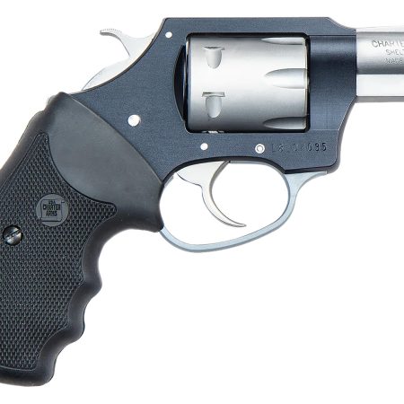 Charter Arms 52370 Pathfinder Lite Small 22 WMR, 8 Shot 2" Matte Stainless Steel Barrel & Cylinder, Aircraft Aluminum Frame w/Black Finger Grooved Rubber Grip, Exposed Hammer
