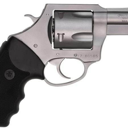 Charter Arms 74520 Pitbull  45 ACP 5rd, 2.50" Matte Stainless Steel Barrel, Cylinder & Frame, Standard Hammer, Finger Grooved Black Rubber Grip