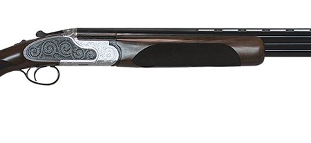 CZ-USA 06456 WingShooter Elite 20 Gauge 3" 2rd 28" Gloss Black Chrome Barrel, Engraved Satin-Gloss Chrome Metal Finish, Turkish Walnut Stock Includes 5 Chokes