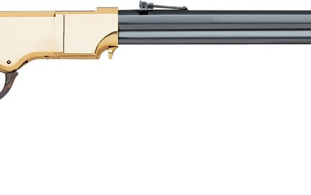 Taylors & Company 550252 1860 Uberti Full Size 44-40 Win 13+1 24.25" Blued Octagon Barrel, Brass Receiver, Walnut Fixed Stock, Right Hand