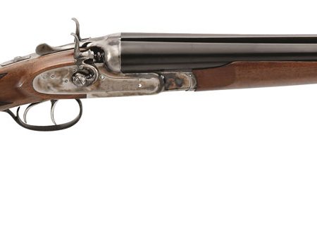 Taylors & Company 210114 Wyatt Earp Pedersoli Full Size 12 Gauge Break Open 3" 2rd 20" Blued Side By Side Barrel, Color Case Hardened Steel Receiver, Fixed Checkered Walnut Stock, Right Hand