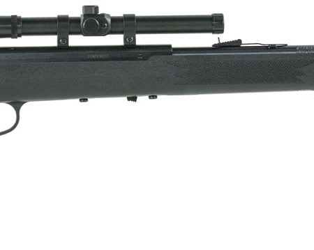 Savage Arms 40061 64 FLXP Full Size 22 LR 10+1 21" Matte Black Sporter Barrel, Matte Black Grooved Carbon Steel Receiver, Matte Black Fixed Synthetic Stock, 4x15mm Scope, Left Hand