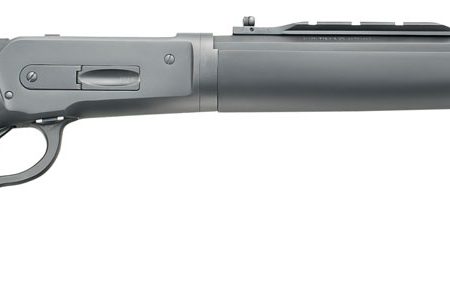 Taylors & Company 220091 1886 Ridge Runner Take Down 45-70 Gov Caliber with 4+1 Capacity, 18.50" Barrel, Blued Metal Finish & SoftTouch Black Synthetic Stock Right Hand (Full Size)