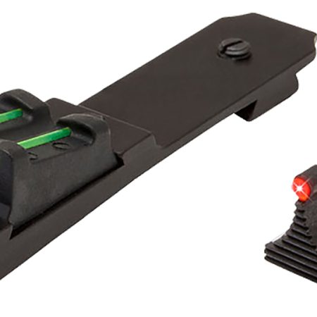 TruGlo TG109 Lever Action Rifle Sights Black 0.343" Red Front, Green Rear Adjustable for Marlin 336