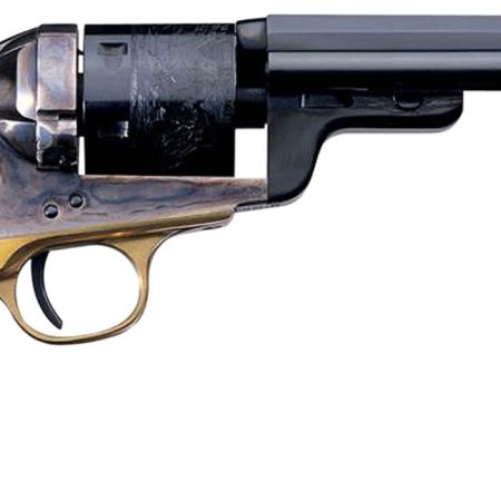 Taylors & Company 550733 C. Mason Navy Uberti 38 Special 6 Shot 5.50" Blued Octagon Barrel, Blued Engraved Cylinder, Color Case Hardened Steel Frame, Walnut Navy Style Grip, Exposed Hammer