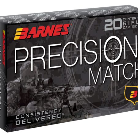Barnes Bullets 30818 Precision Match  308Win 175gr Open Tip Match Boat Tail 20 Per Box/10 Case