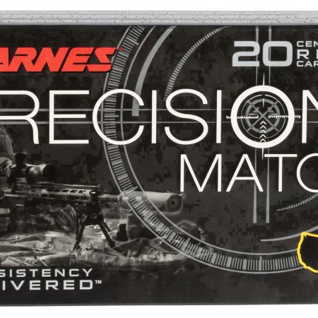 Barnes Bullets 30740 Precision Match  300Win Mag 220gr Open Tip Match Boat Tail 20 Per Box/10 Case