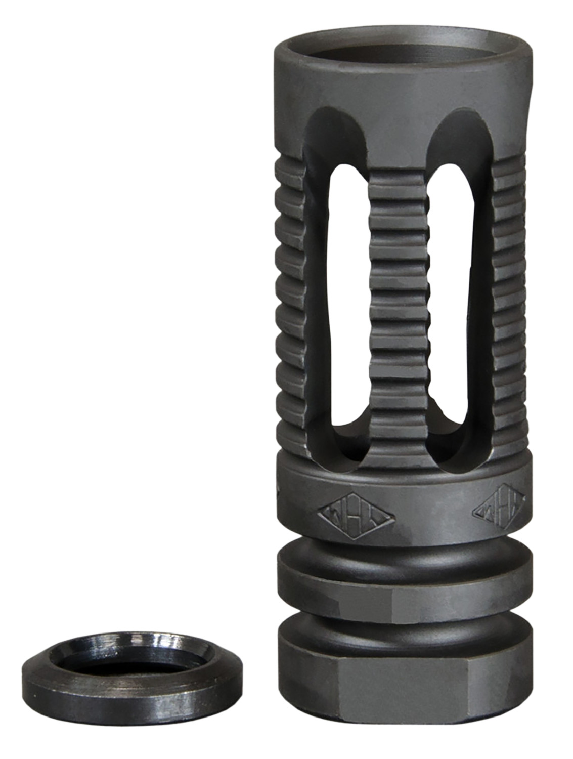 Yankee Hill 285C1 Phantom Flash Hider Black Steel with 1/2"-28 tpi Threads & 2.13" OAL for 5.56x45mm NATO AR-Platform