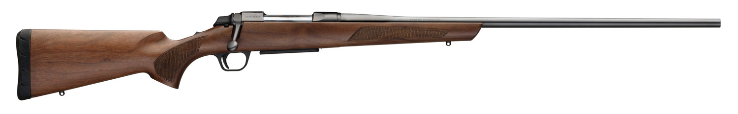 Browning 035801282 AB3 Hunter Full Size 6.5 Creedmoor 5+1 22" Matte Blued Sporter Barrel, Drilled & tapped Blued Steel Receiver, Fixed Black Walnut Stock, Right Hand