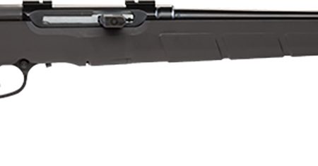 Savage Arms 47001 A Series Magnum Full Size 17 HMR 10+1 22" High Luster Button Rifled Barrel, High Luster Drilled & Tapped Carbon Steel Receiver, Matte Black Fixed Synthetic Stock, Right Hand