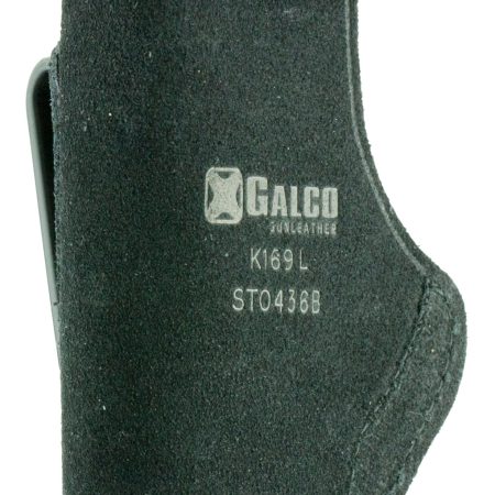 Galco STO436B Stow-N-Go  IWB Black Leather Belt Clip Fits Ruger LCP/Diamondback DB Right Hand