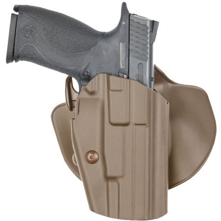 Safariland 578283551 GLS Pro-Fit OWB Flat Dark Earth Polymer Belt Loop/Paddle Fits 3.30-4.25" Barrel, Belt 1.50" - 2.25" Right Hand