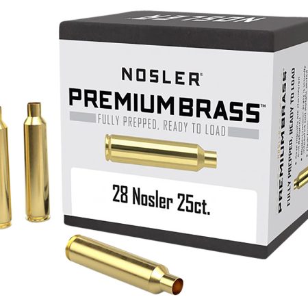 Nosler 10150 Premium Brass Unprimed Cases 28Nosler Rifle Brass 25/Box