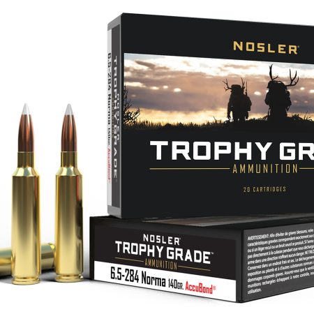 Nosler 60040 Trophy Grade  6.5x284Norma 140gr Nosler AccuBond 20 Per Box/10 Case