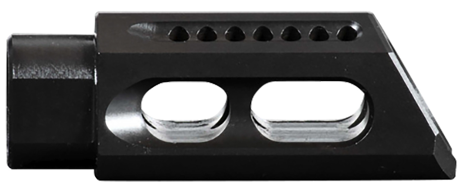 Yankee Hill 26MBA Slant Muzzle Brake Black Steel with 1/2"-28 tpi Threads & 2.50" OAL for 5.56x45mm NATO AR-Platform