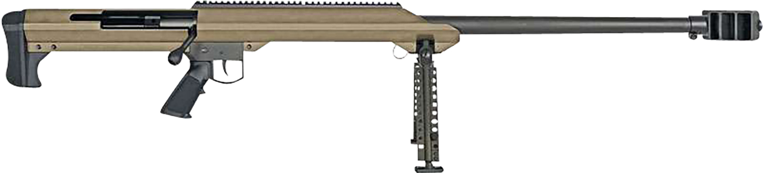Barrett 13272 M99 416 Barrett 1rd 32" Heavy Barrel, Flat Dark Earth Cerakote Aluminum Receiver, Flat Dark Earth Fixed Synthetic Stock w/Sorbothane Recoil Pad, Manual Safety, Optics Ready